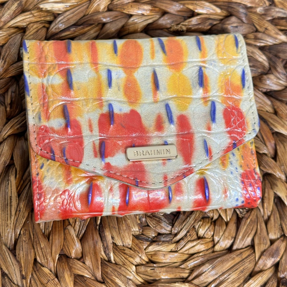 BRAHMIN Celebrate Melbourne Small Veronica wallet multi color